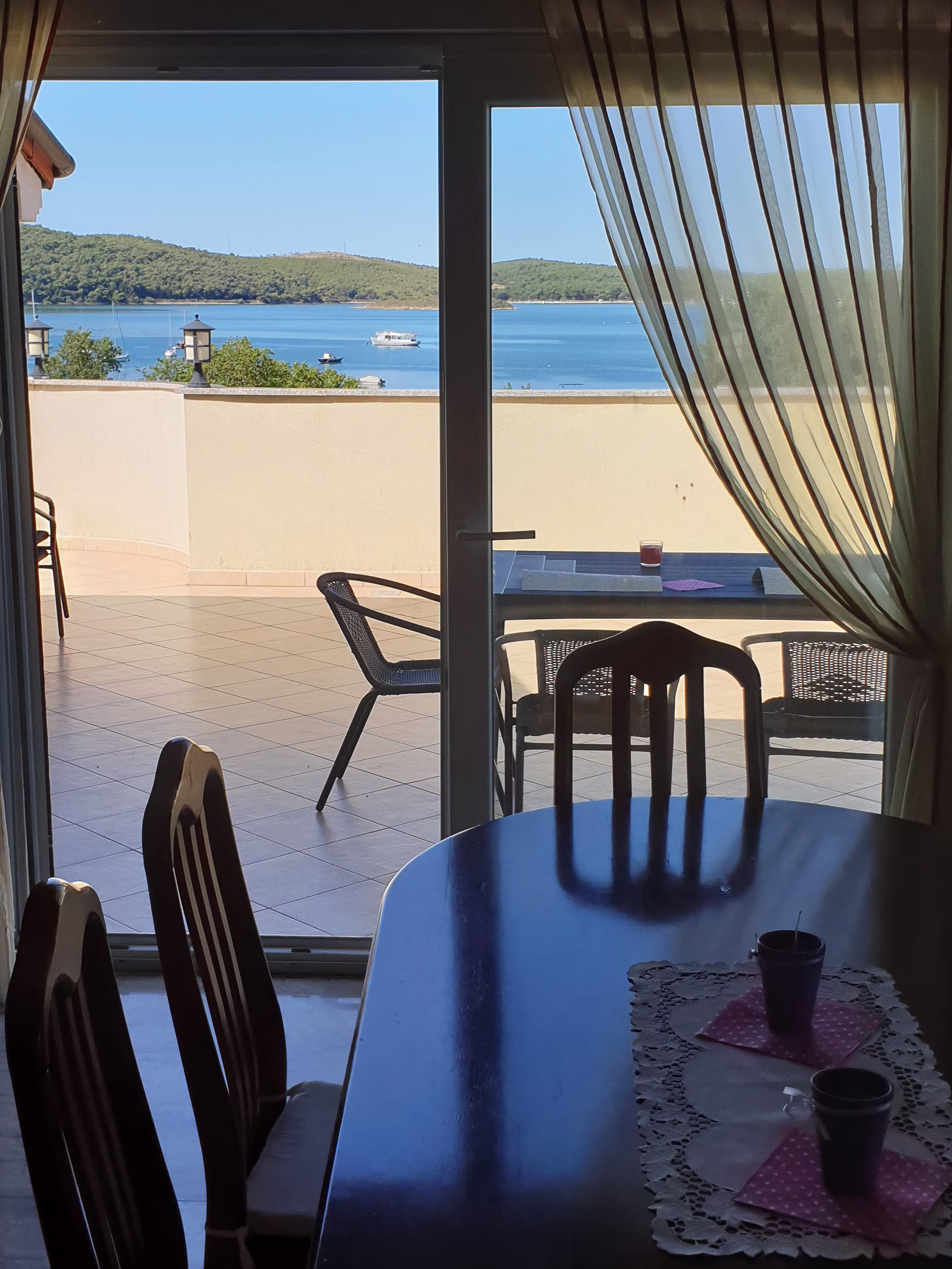 Elegant living space at Villa Viva pension in Medulin